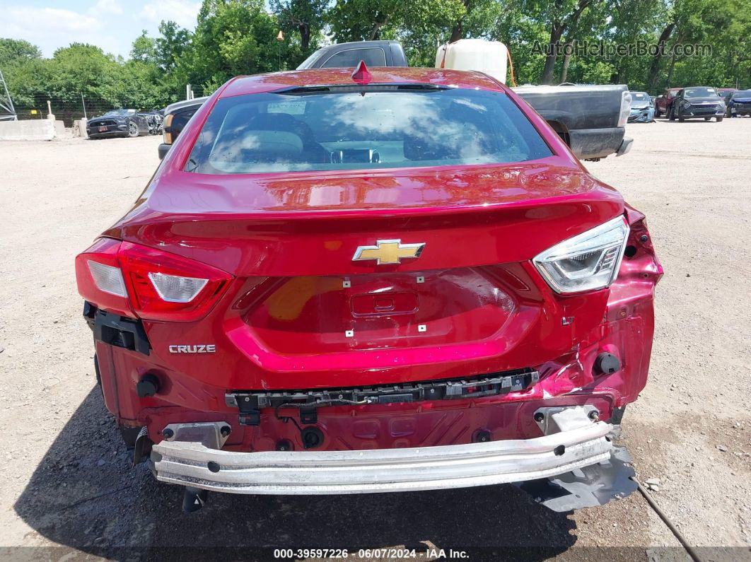 2017 Chevrolet Cruze Lt Auto Red vin: 1G1BE5SM3H7240033