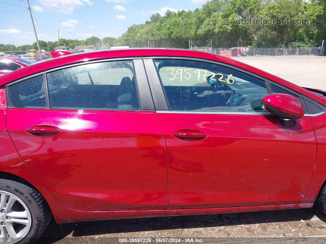 2017 Chevrolet Cruze Lt Auto Red vin: 1G1BE5SM3H7240033