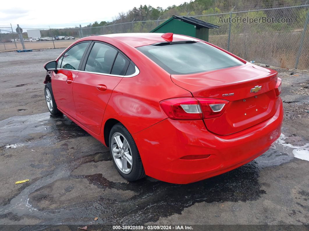 2017 Chevrolet Cruze Lt Auto Red vin: 1G1BE5SM3H7247290