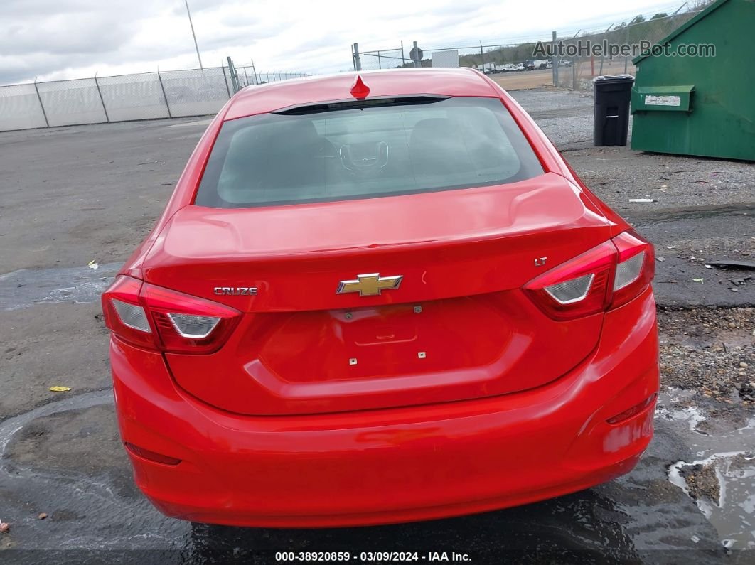 2017 Chevrolet Cruze Lt Auto Red vin: 1G1BE5SM3H7247290