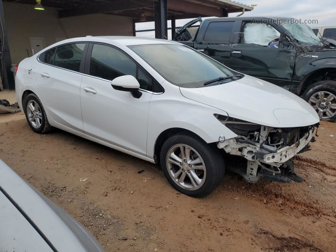 2017 Chevrolet Cruze Lt White vin: 1G1BE5SM3H7271492