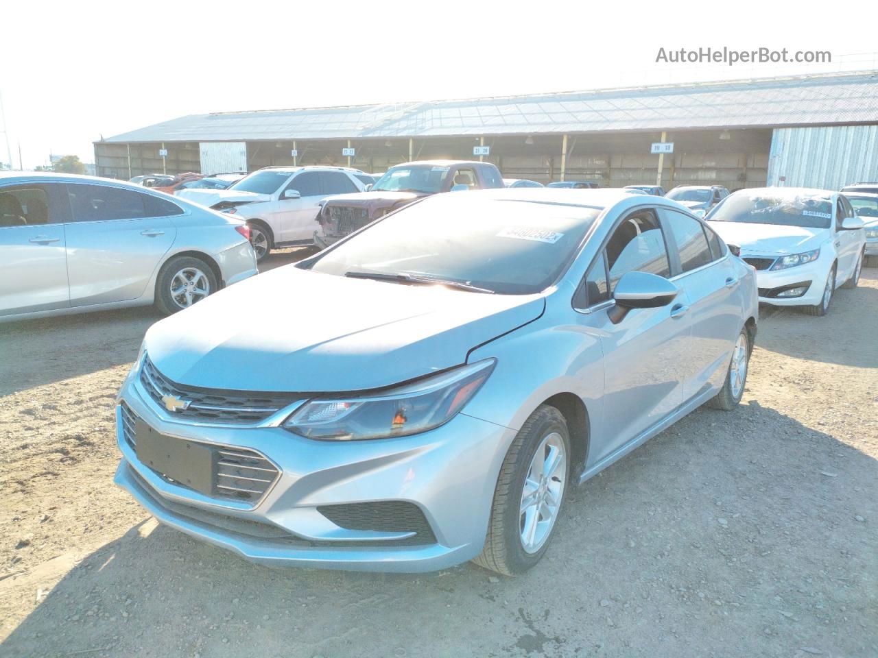 2017 Chevrolet Cruze Lt Серебряный vin: 1G1BE5SM3H7274490