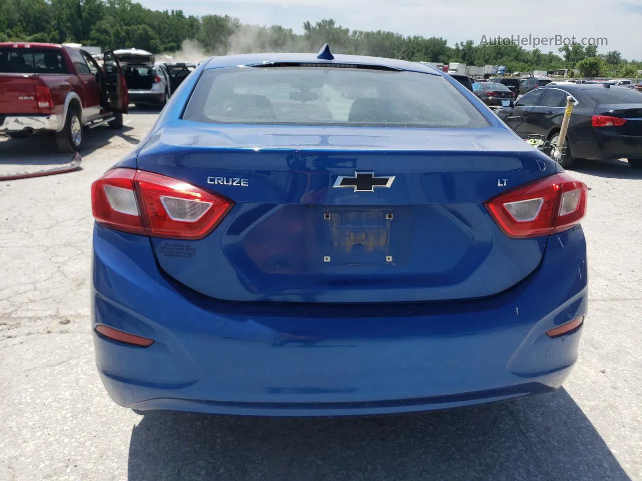 2018 Chevrolet Cruze Lt Blue vin: 1G1BE5SM3J7111764