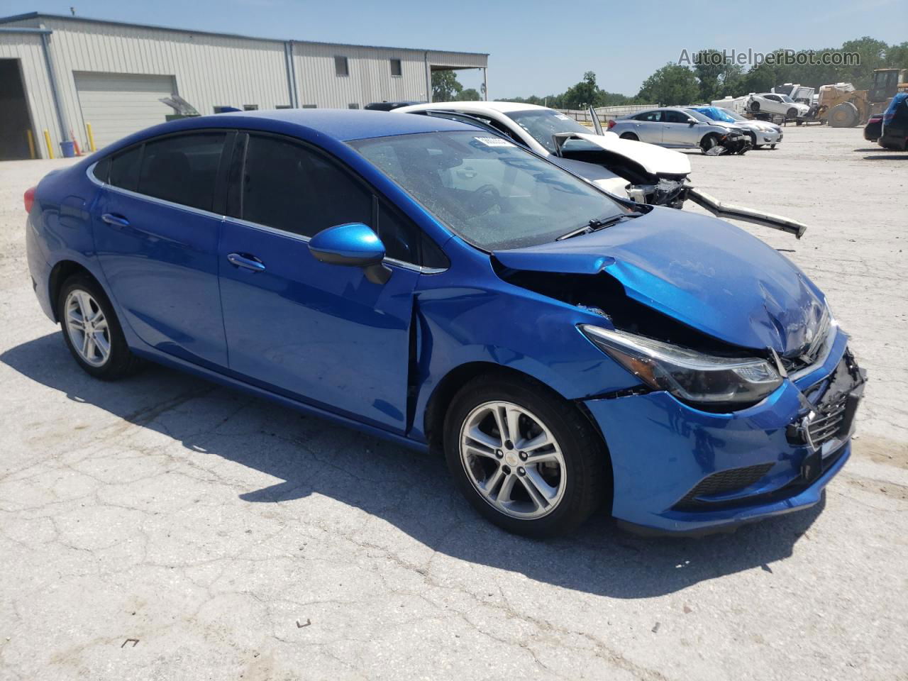 2018 Chevrolet Cruze Lt Blue vin: 1G1BE5SM3J7111764