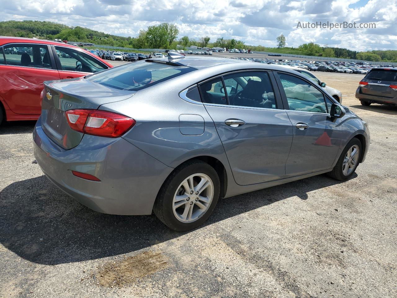 2018 Chevrolet Cruze Lt Silver vin: 1G1BE5SM3J7154002