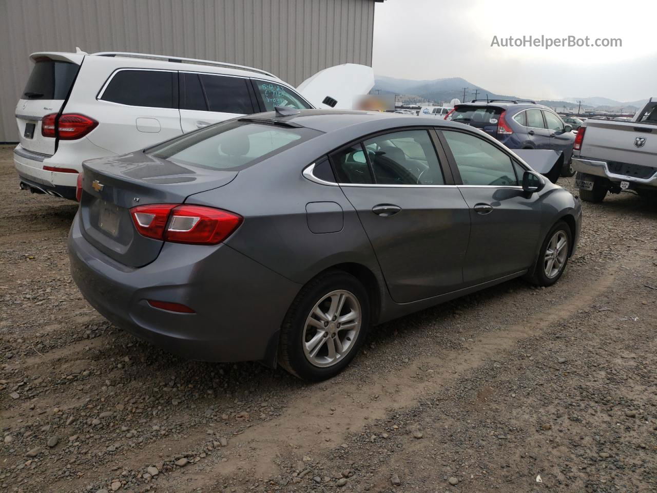 2018 Chevrolet Cruze Lt Gray vin: 1G1BE5SM3J7169793