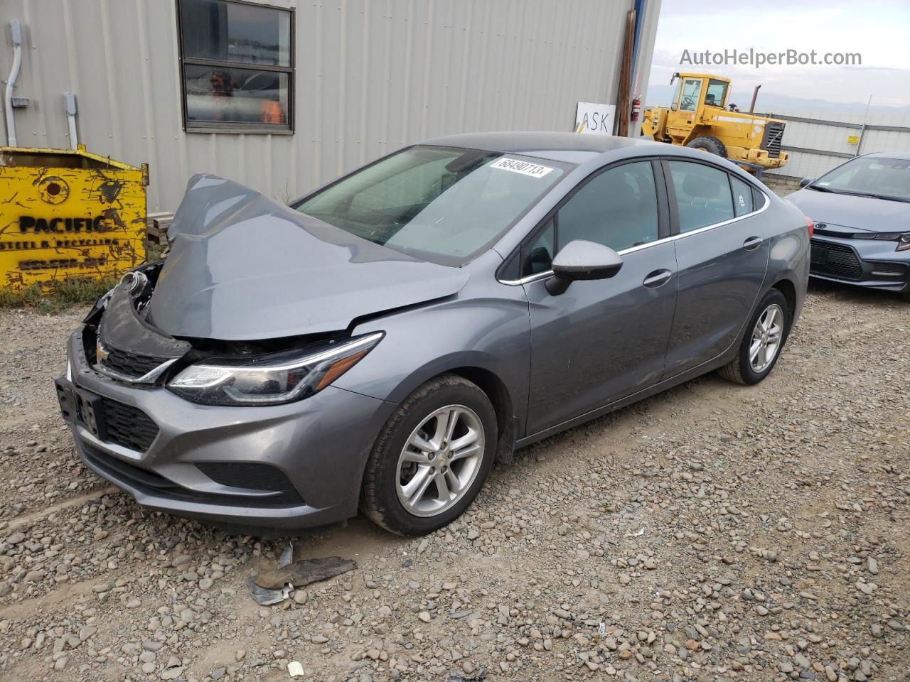 2018 Chevrolet Cruze Lt Серый vin: 1G1BE5SM3J7169793