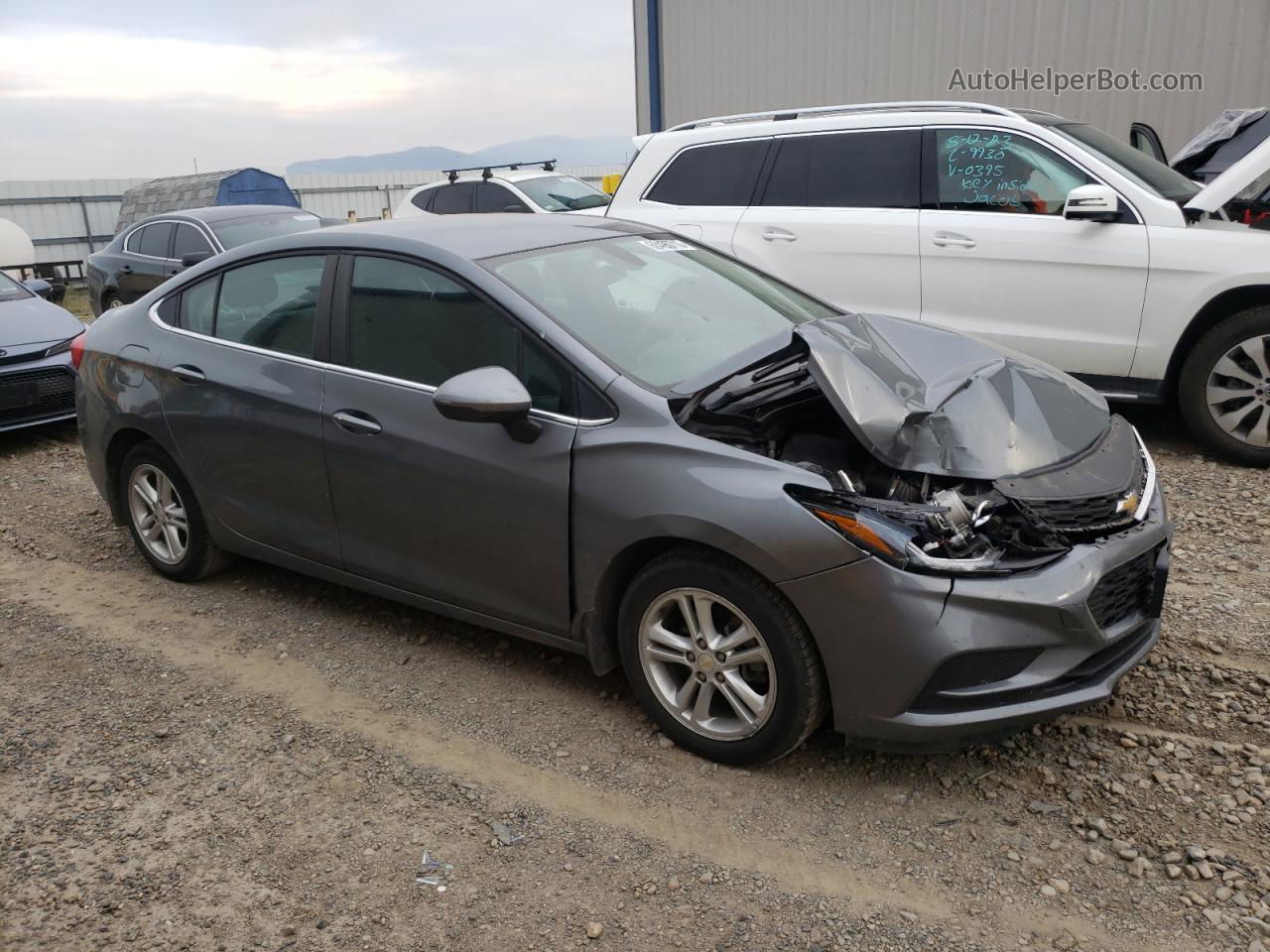 2018 Chevrolet Cruze Lt Gray vin: 1G1BE5SM3J7169793