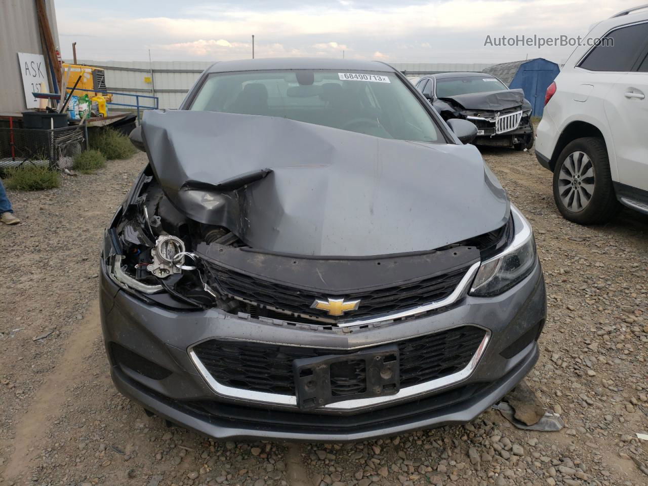 2018 Chevrolet Cruze Lt Gray vin: 1G1BE5SM3J7169793