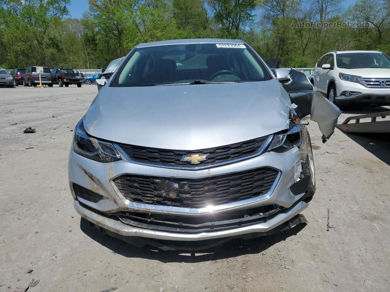 2018 Chevrolet Cruze Lt Silver vin: 1G1BE5SM3J7177974