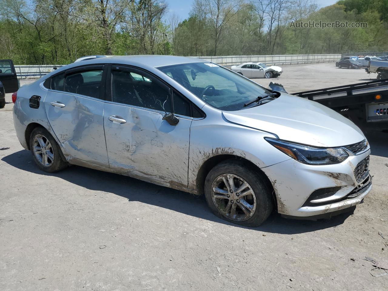 2018 Chevrolet Cruze Lt Silver vin: 1G1BE5SM3J7177974