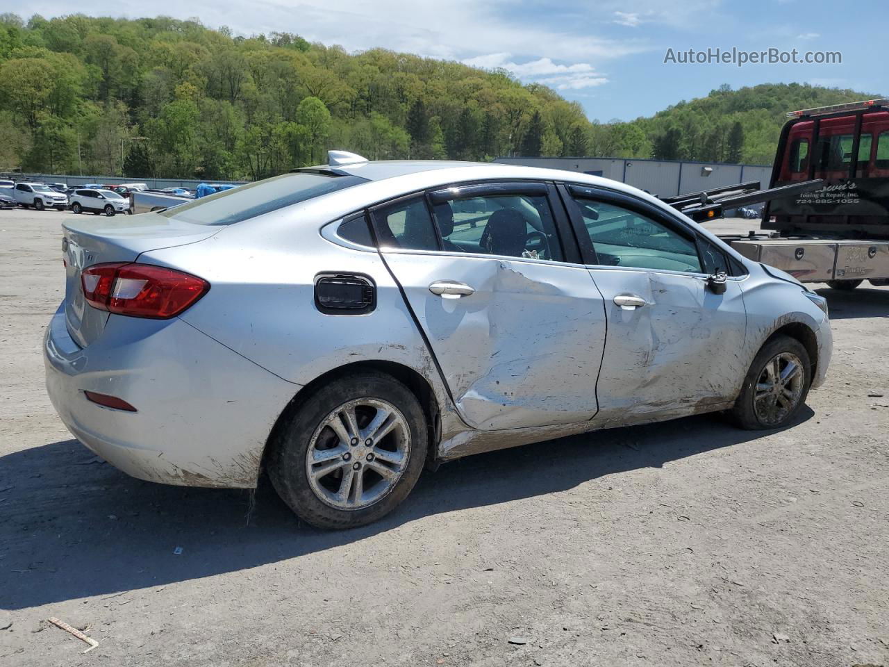 2018 Chevrolet Cruze Lt Silver vin: 1G1BE5SM3J7177974