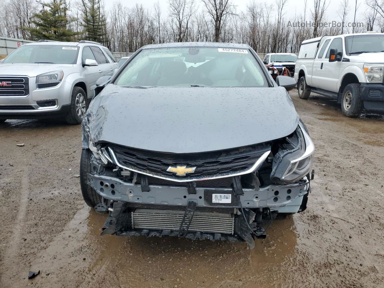 2018 Chevrolet Cruze Lt Silver vin: 1G1BE5SM3J7187386