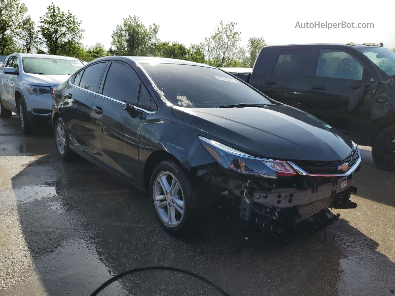 2018 Chevrolet Cruze Lt Green vin: 1G1BE5SM3J7229118