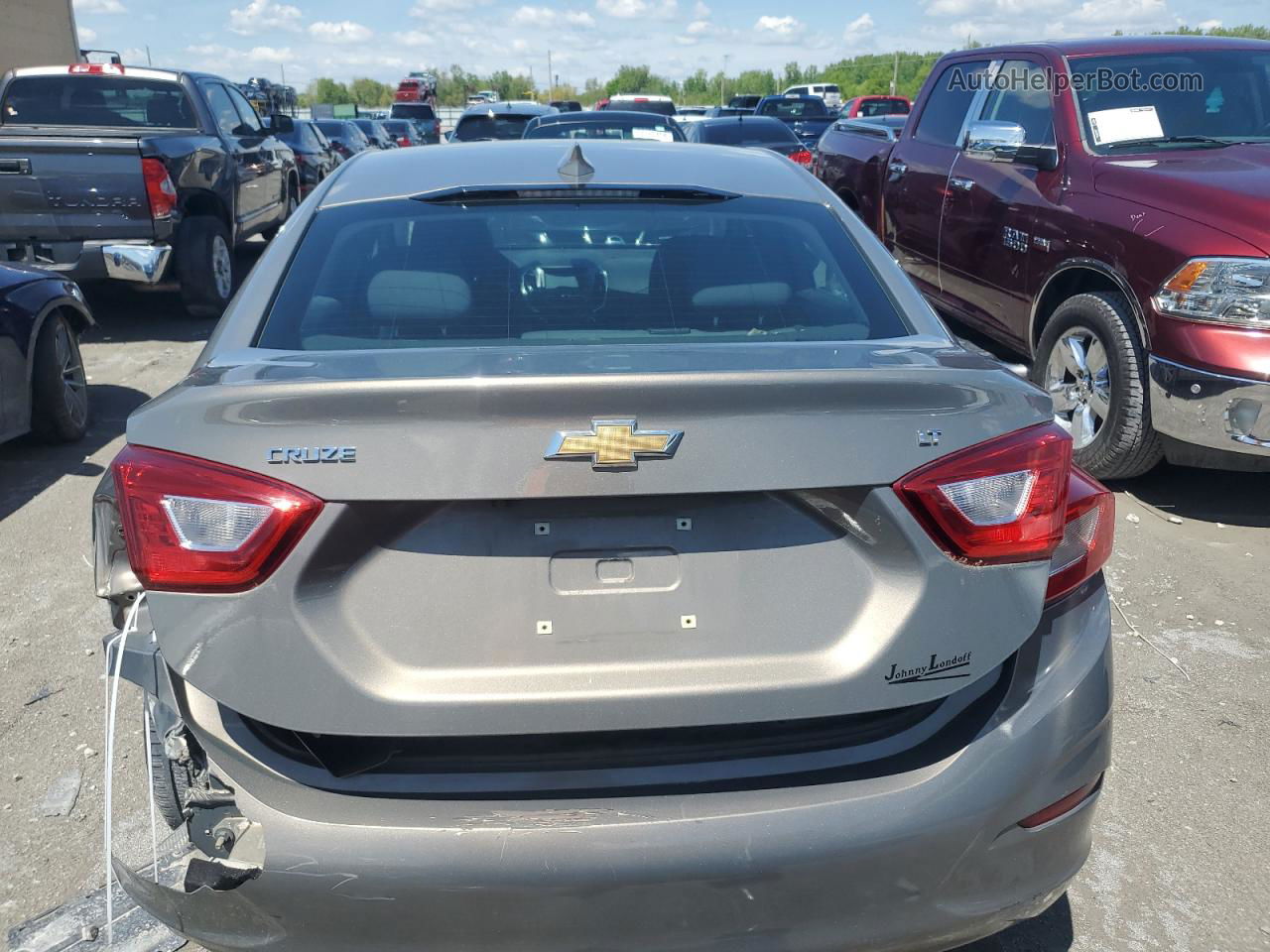 2018 Chevrolet Cruze Lt Beige vin: 1G1BE5SM3J7234643