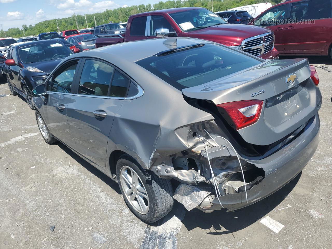 2018 Chevrolet Cruze Lt Beige vin: 1G1BE5SM3J7234643