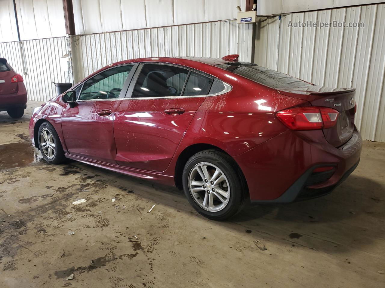 2016 Chevrolet Cruze Lt Red vin: 1G1BE5SM4G7254179