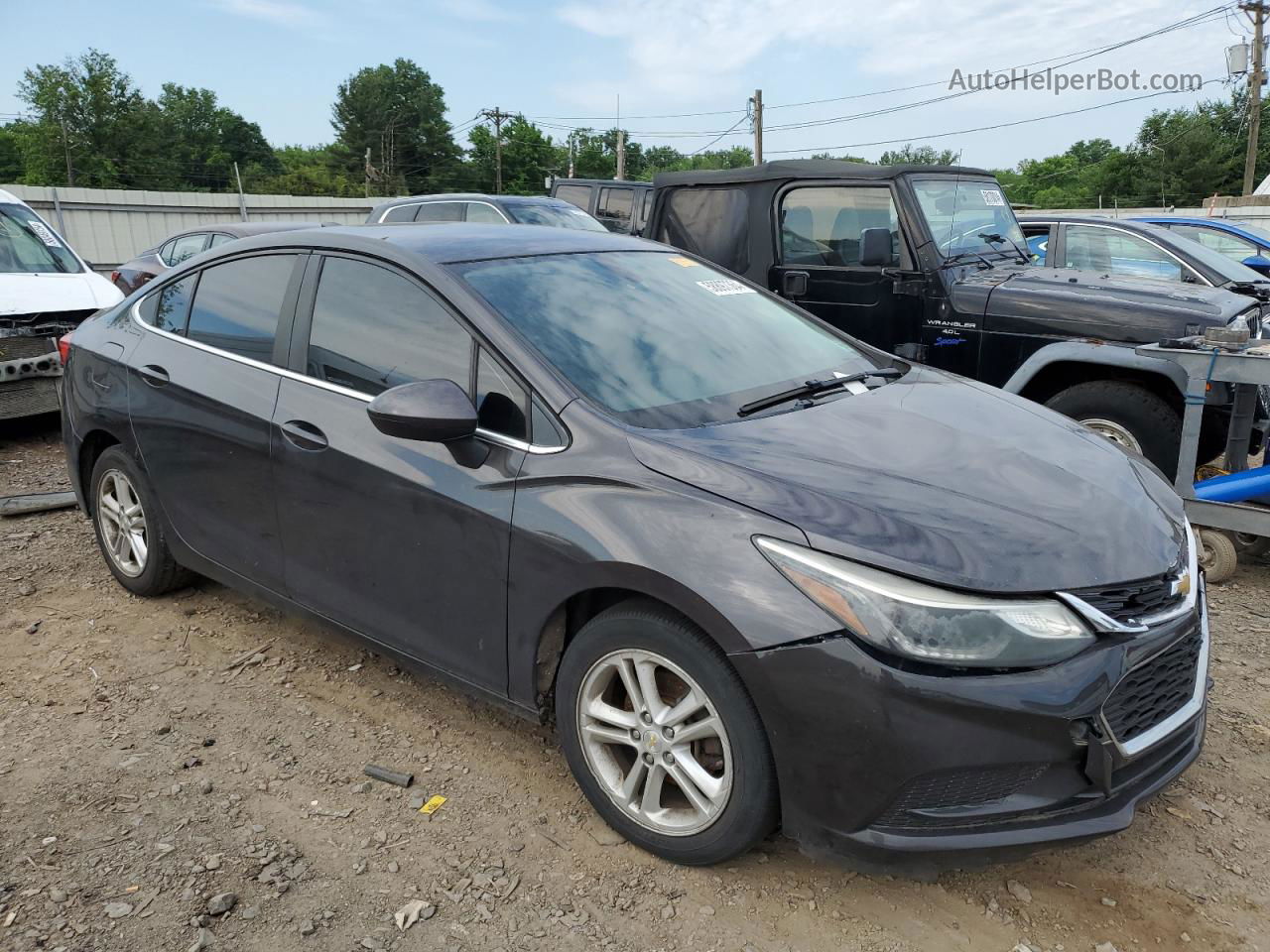 2016 Chevrolet Cruze Lt Черный vin: 1G1BE5SM4G7287098