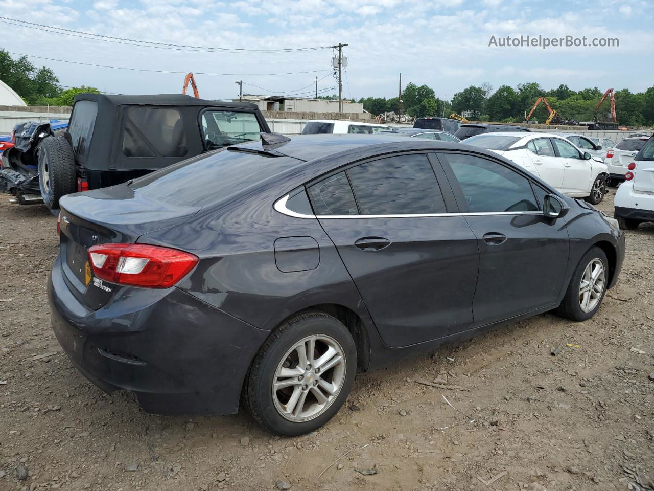 2016 Chevrolet Cruze Lt Черный vin: 1G1BE5SM4G7287098