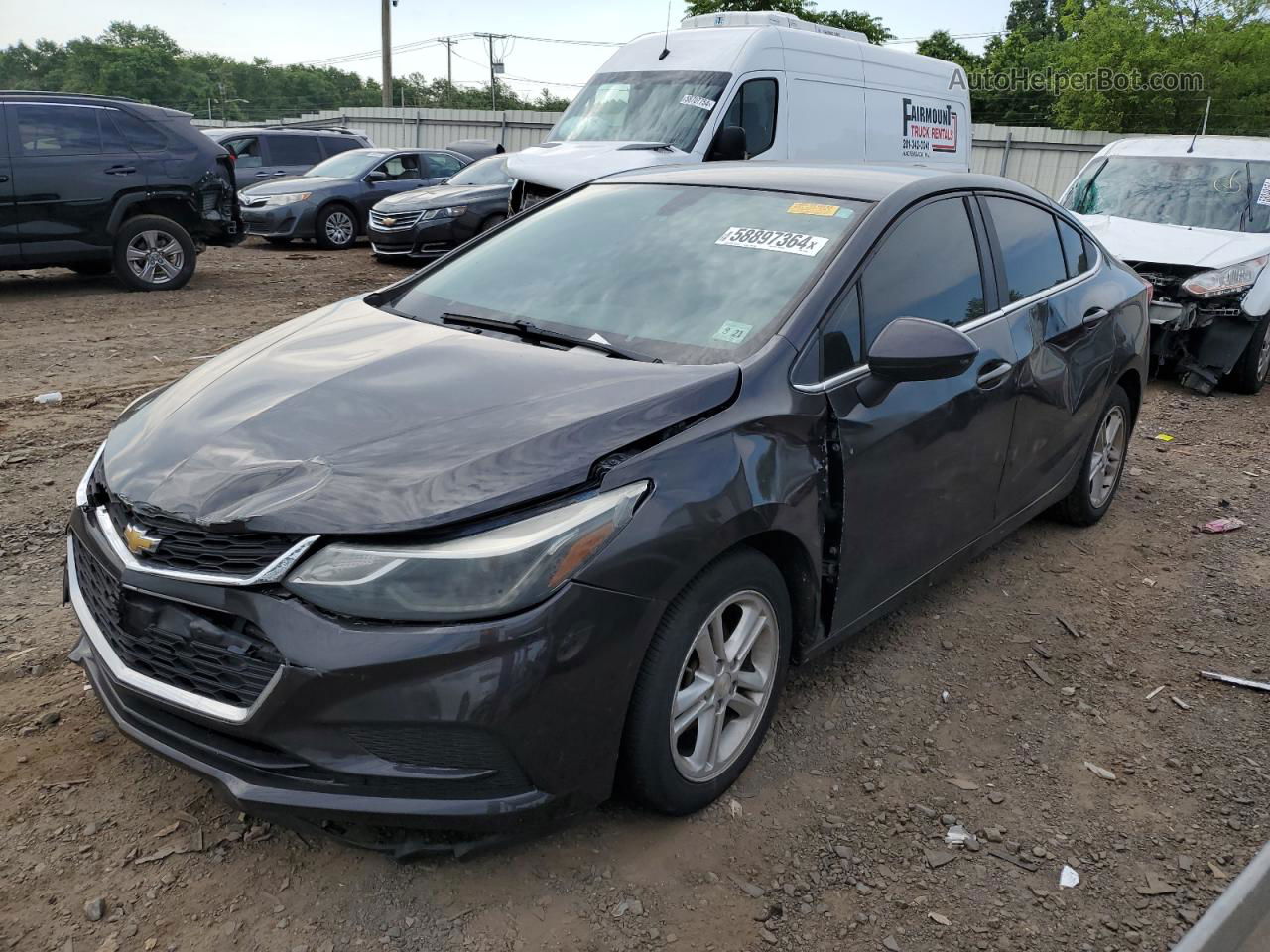 2016 Chevrolet Cruze Lt Черный vin: 1G1BE5SM4G7287098