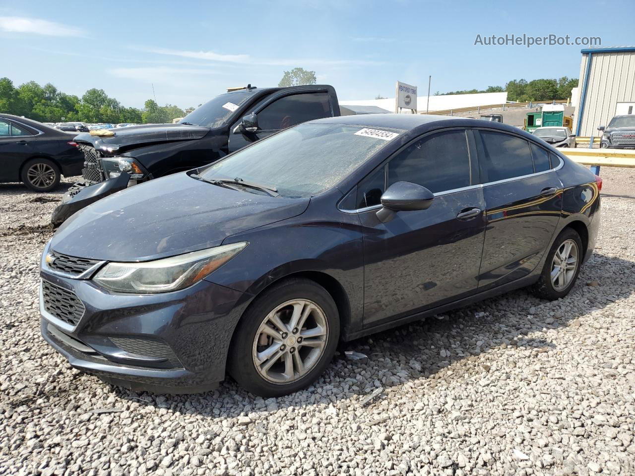 2016 Chevrolet Cruze Lt Charcoal vin: 1G1BE5SM4G7309682