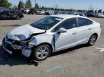 2016 Chevrolet Cruze Lt White vin: 1G1BE5SM4G7313926