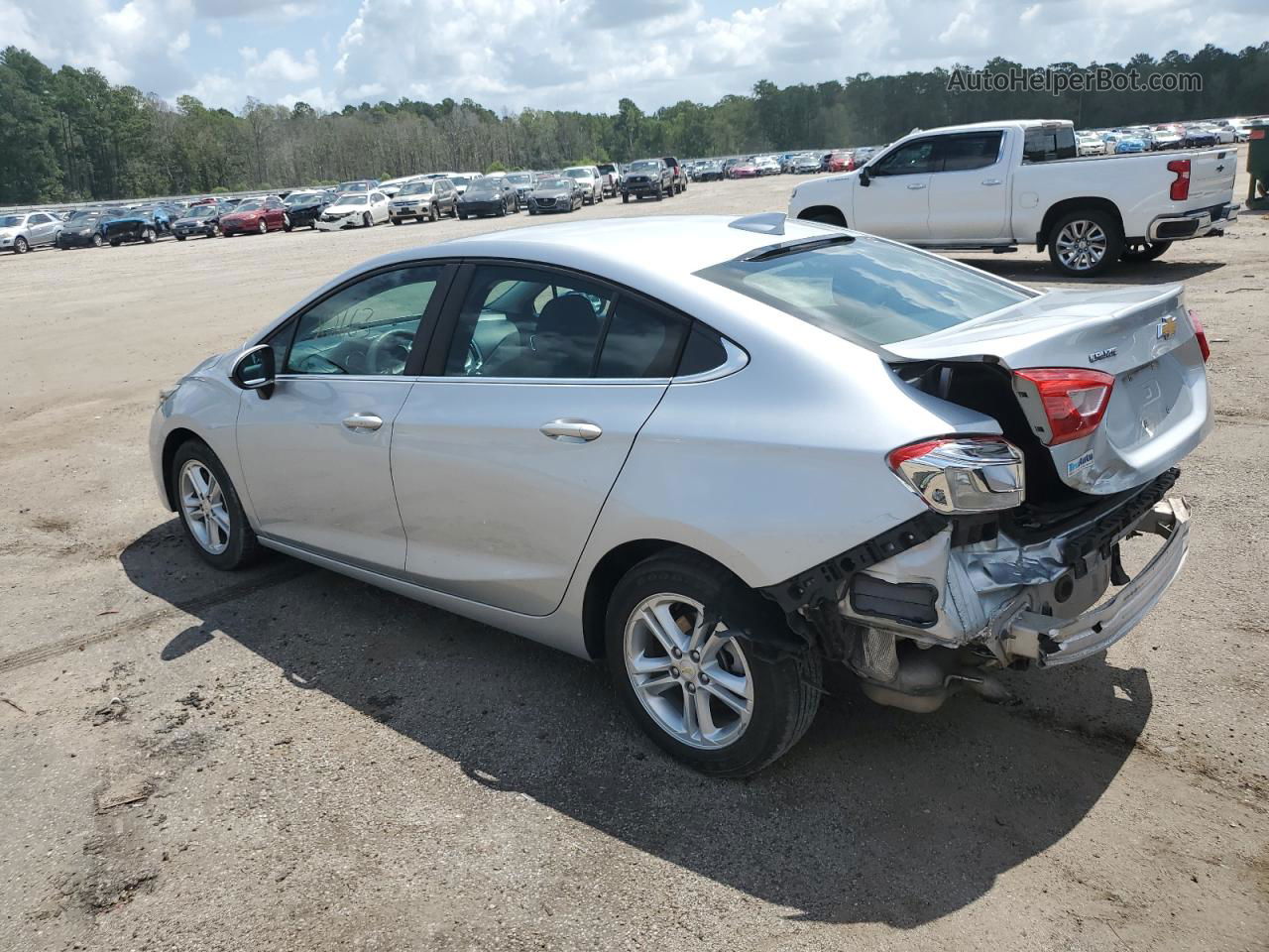 2017 Chevrolet Cruze Lt Серебряный vin: 1G1BE5SM4H7106373