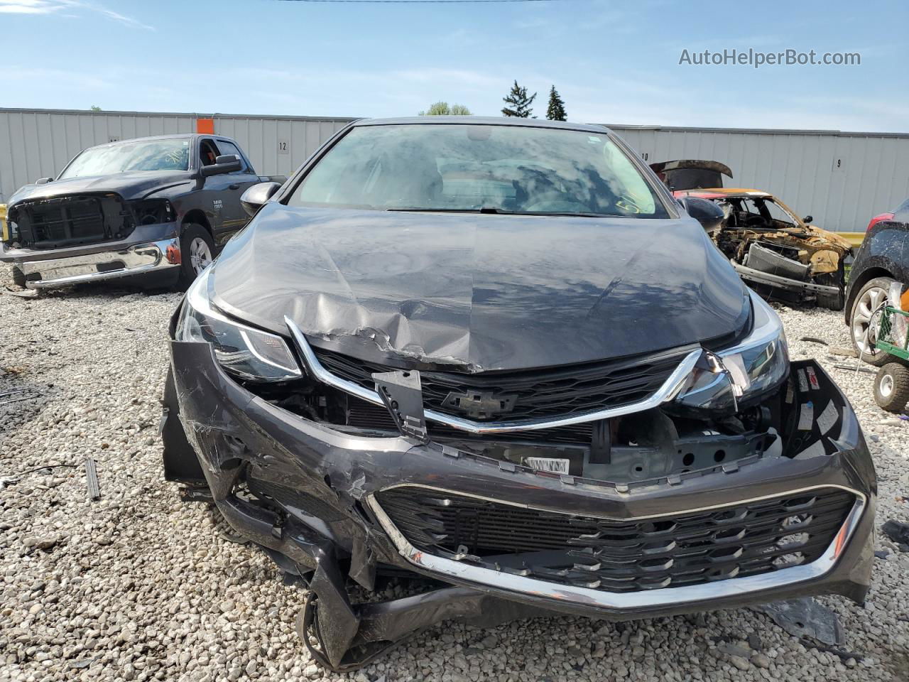 2017 Chevrolet Cruze Lt Charcoal vin: 1G1BE5SM4H7110326