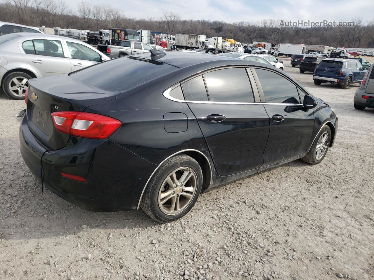 2017 Chevrolet Cruze Lt Черный vin: 1G1BE5SM4H7111301