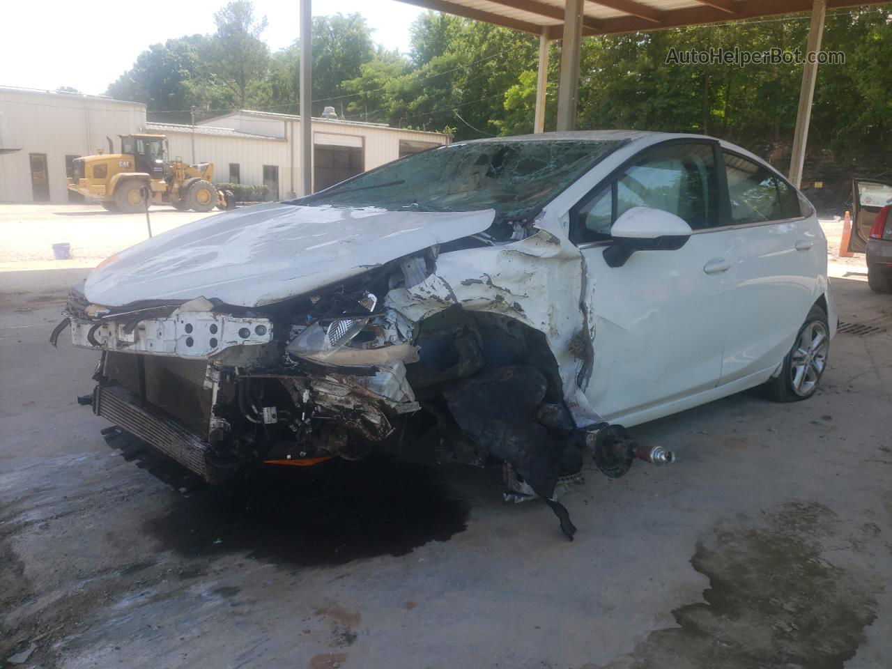 2017 Chevrolet Cruze Lt White vin: 1G1BE5SM4H7121598