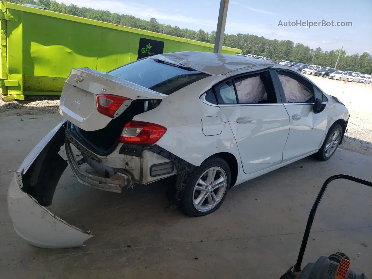 2017 Chevrolet Cruze Lt White vin: 1G1BE5SM4H7121598