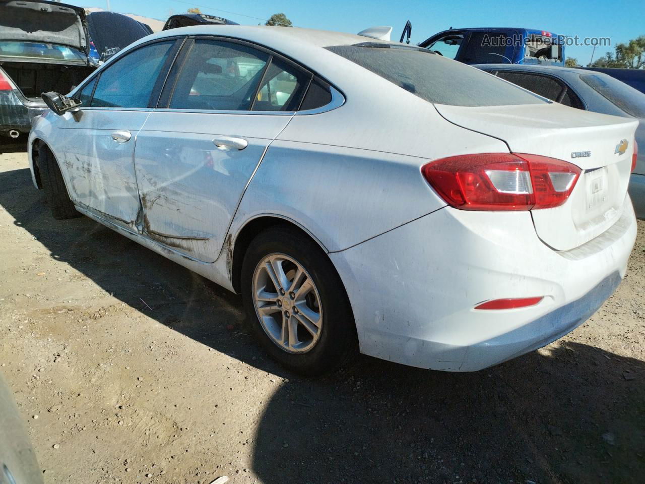 2017 Chevrolet Cruze Lt White vin: 1G1BE5SM4H7124145