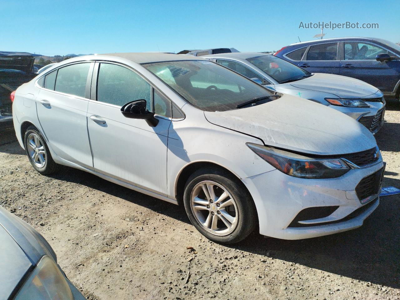 2017 Chevrolet Cruze Lt White vin: 1G1BE5SM4H7124145