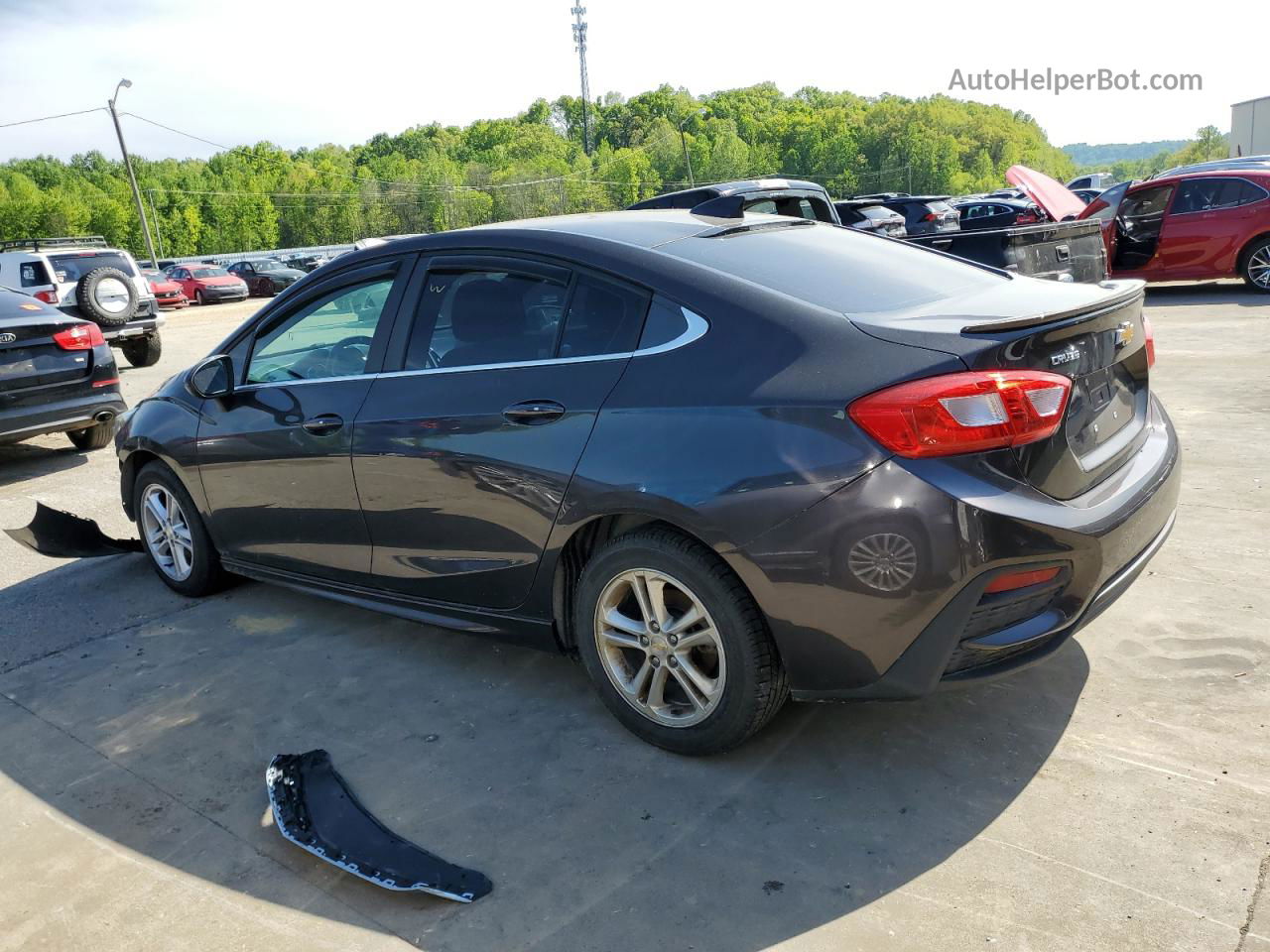 2017 Chevrolet Cruze Lt Black vin: 1G1BE5SM4H7136165