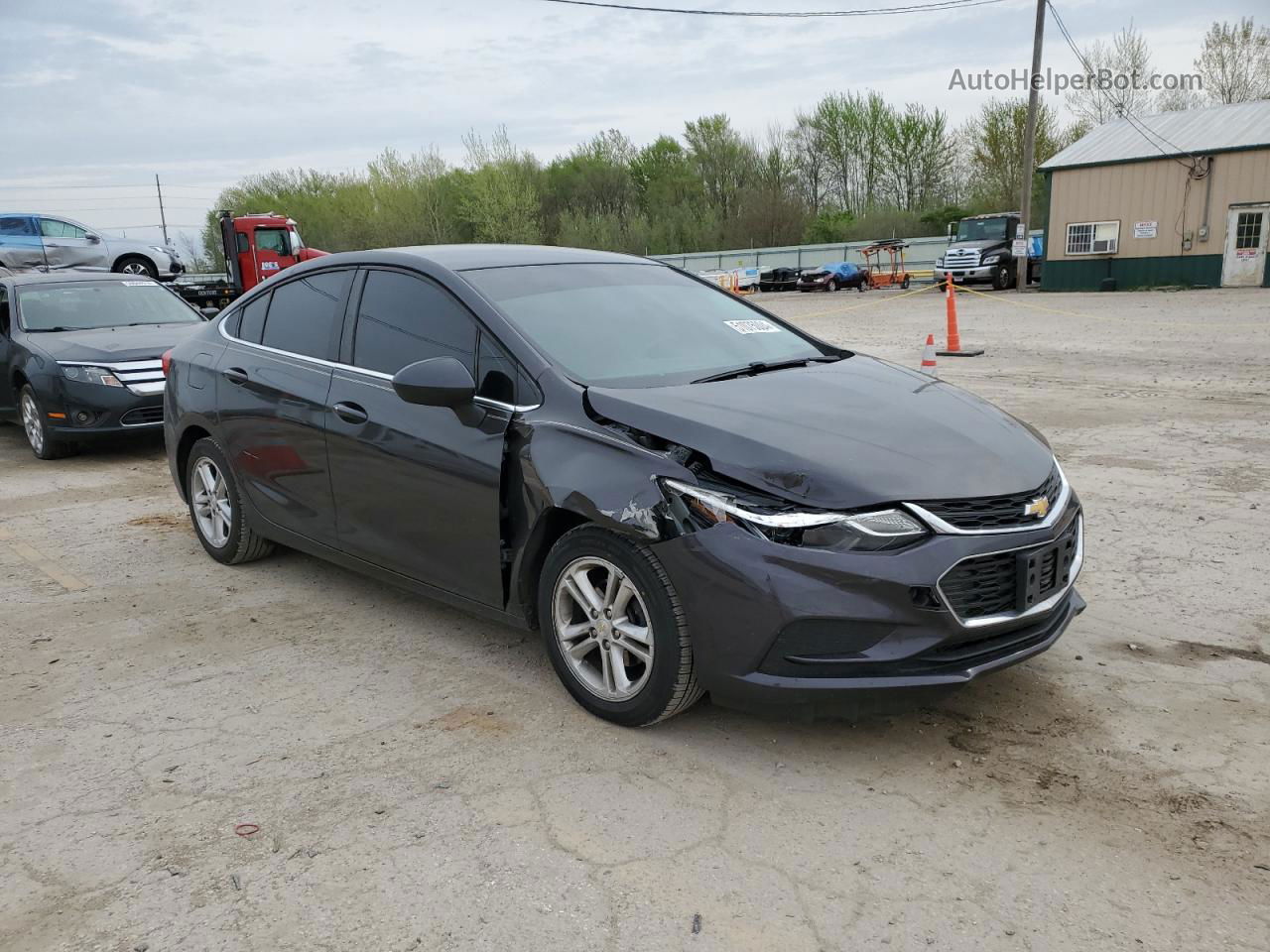 2017 Chevrolet Cruze Lt Серый vin: 1G1BE5SM4H7141625