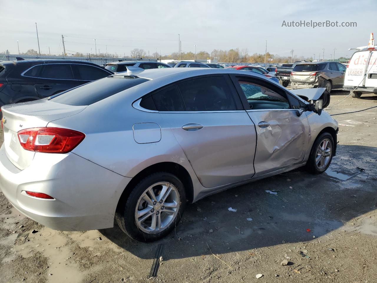 2017 Chevrolet Cruze Lt Серебряный vin: 1G1BE5SM4H7150017