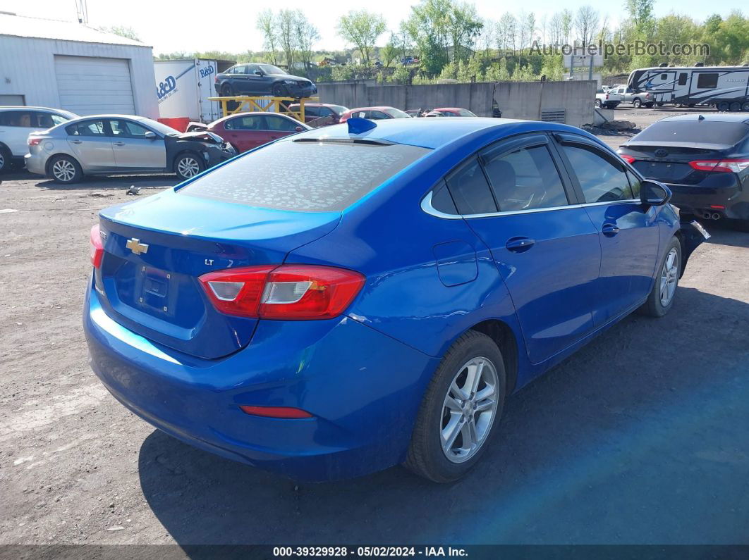 2017 Chevrolet Cruze Lt Auto Blue vin: 1G1BE5SM4H7160398