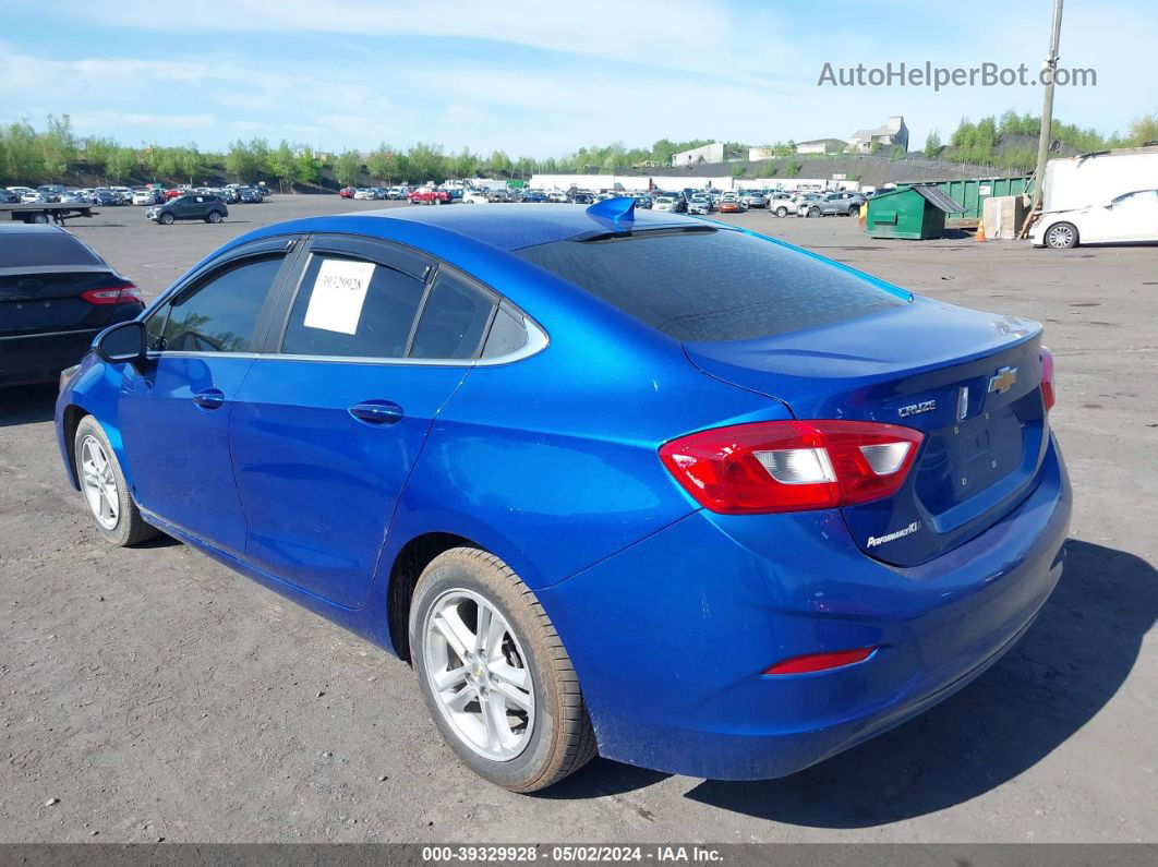 2017 Chevrolet Cruze Lt Auto Blue vin: 1G1BE5SM4H7160398