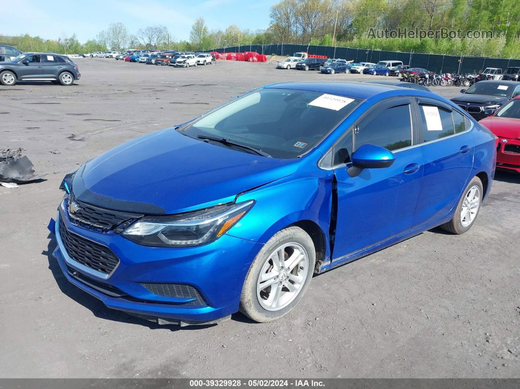 2017 Chevrolet Cruze Lt Auto Blue vin: 1G1BE5SM4H7160398