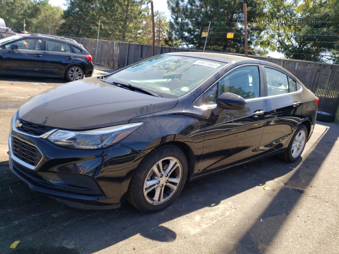 2017 Chevrolet Cruze Lt Black vin: 1G1BE5SM4H7166735