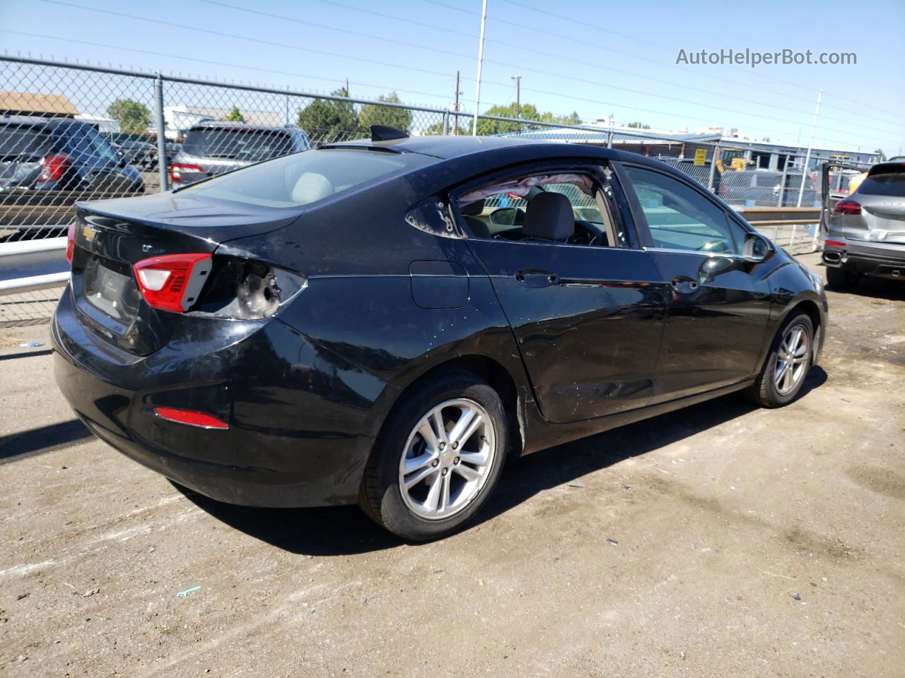 2017 Chevrolet Cruze Lt Черный vin: 1G1BE5SM4H7166735