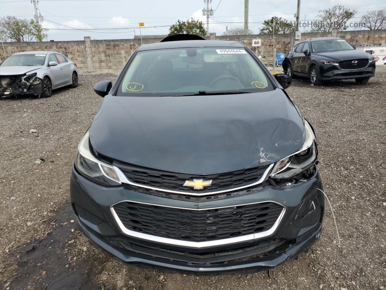 2017 Chevrolet Cruze Lt Серый vin: 1G1BE5SM4H7182028