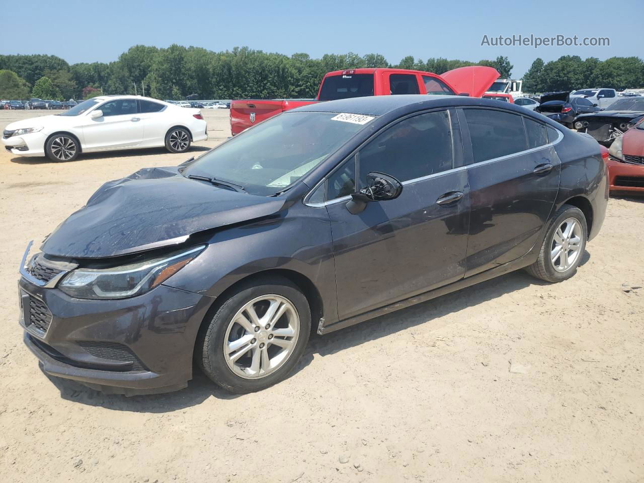 2017 Chevrolet Cruze Lt Gray vin: 1G1BE5SM4H7193952