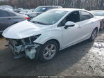 2017 Chevrolet Cruze Lt Auto White vin: 1G1BE5SM4H7209230