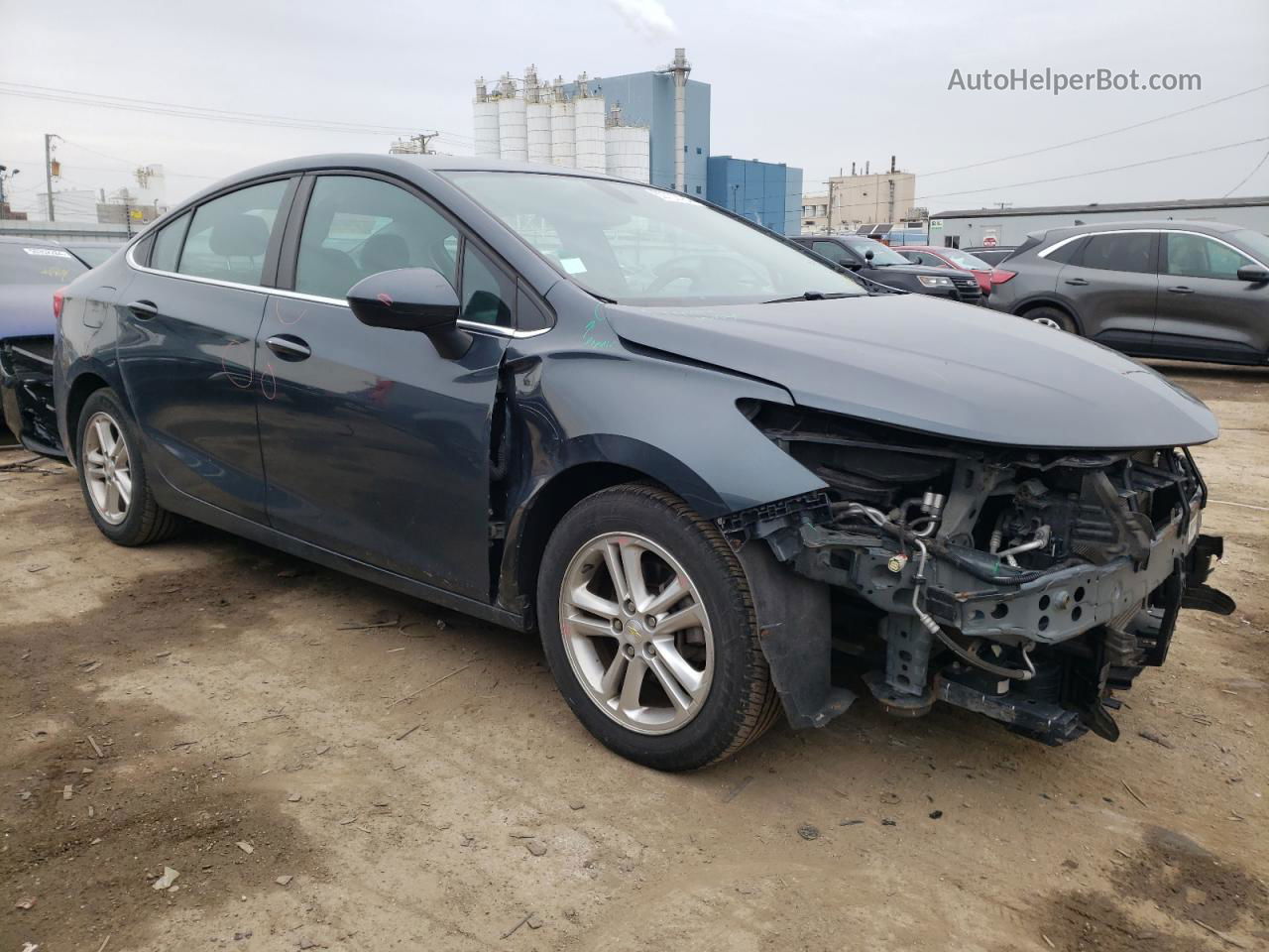 2017 Chevrolet Cruze Lt Серый vin: 1G1BE5SM4H7246567