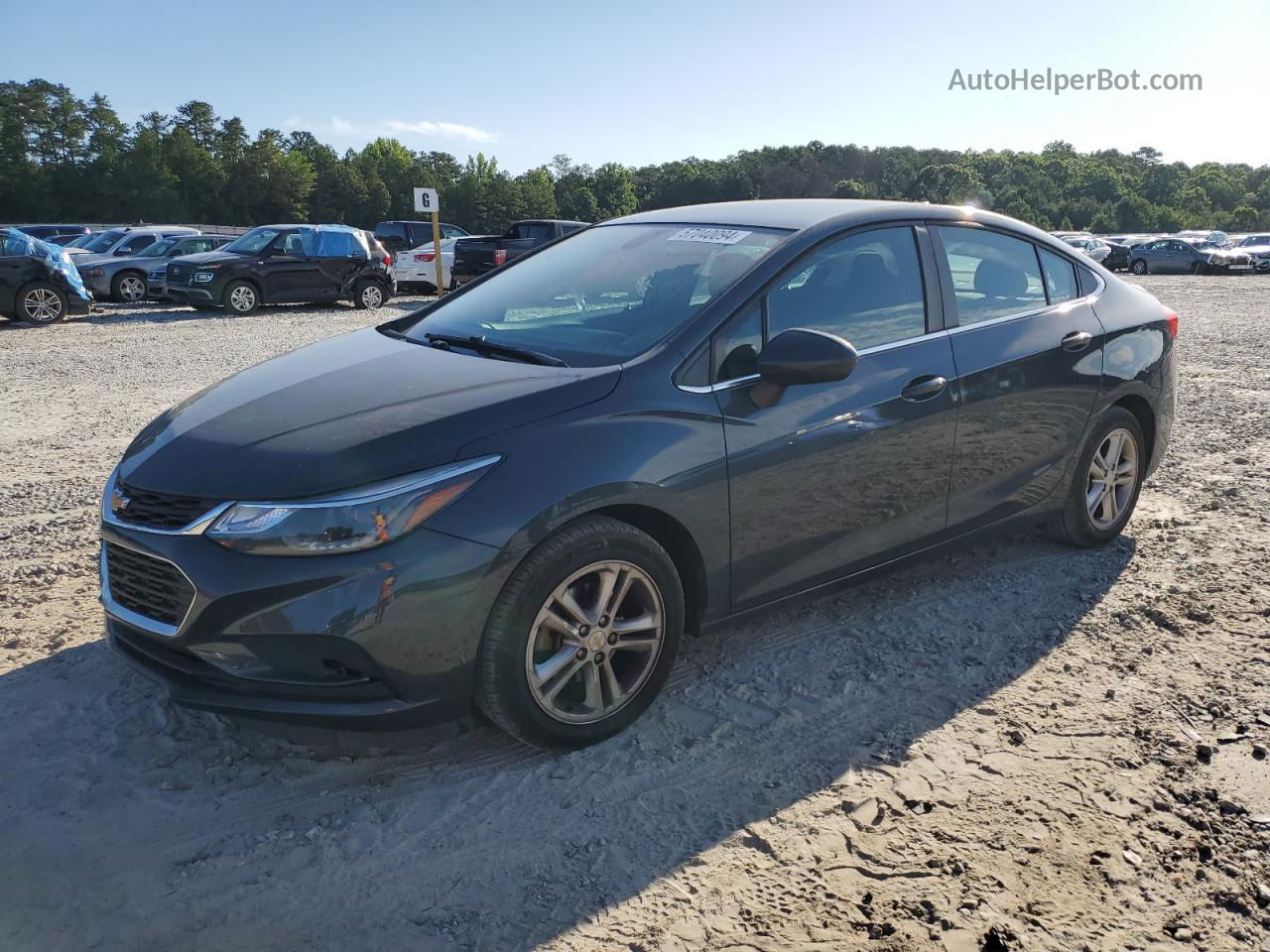 2017 Chevrolet Cruze Lt Угольный vin: 1G1BE5SM4H7280539