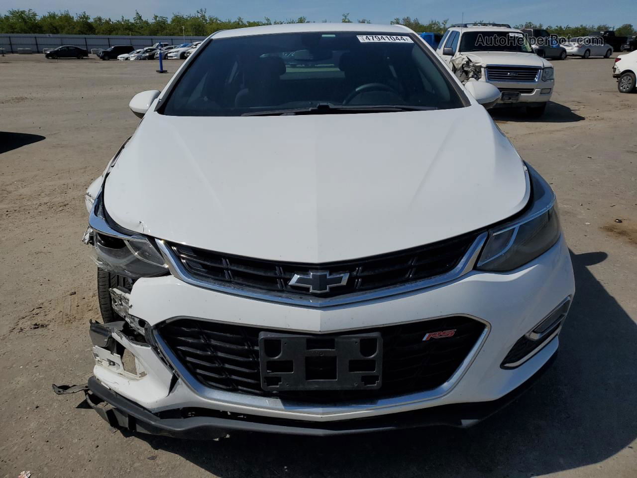 2018 Chevrolet Cruze Lt White vin: 1G1BE5SM4J7110364