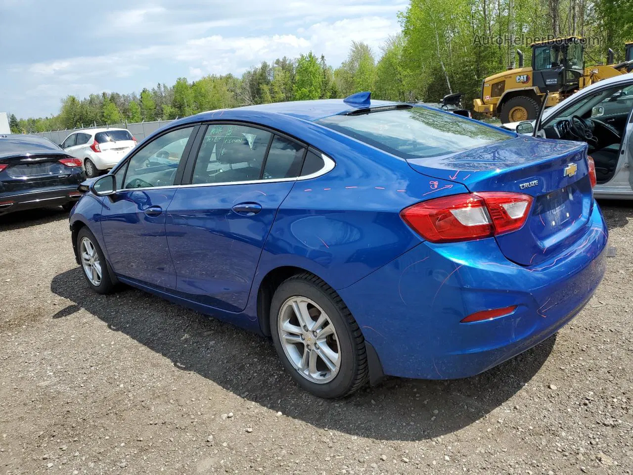 2018 Chevrolet Cruze Lt Синий vin: 1G1BE5SM4J7116858