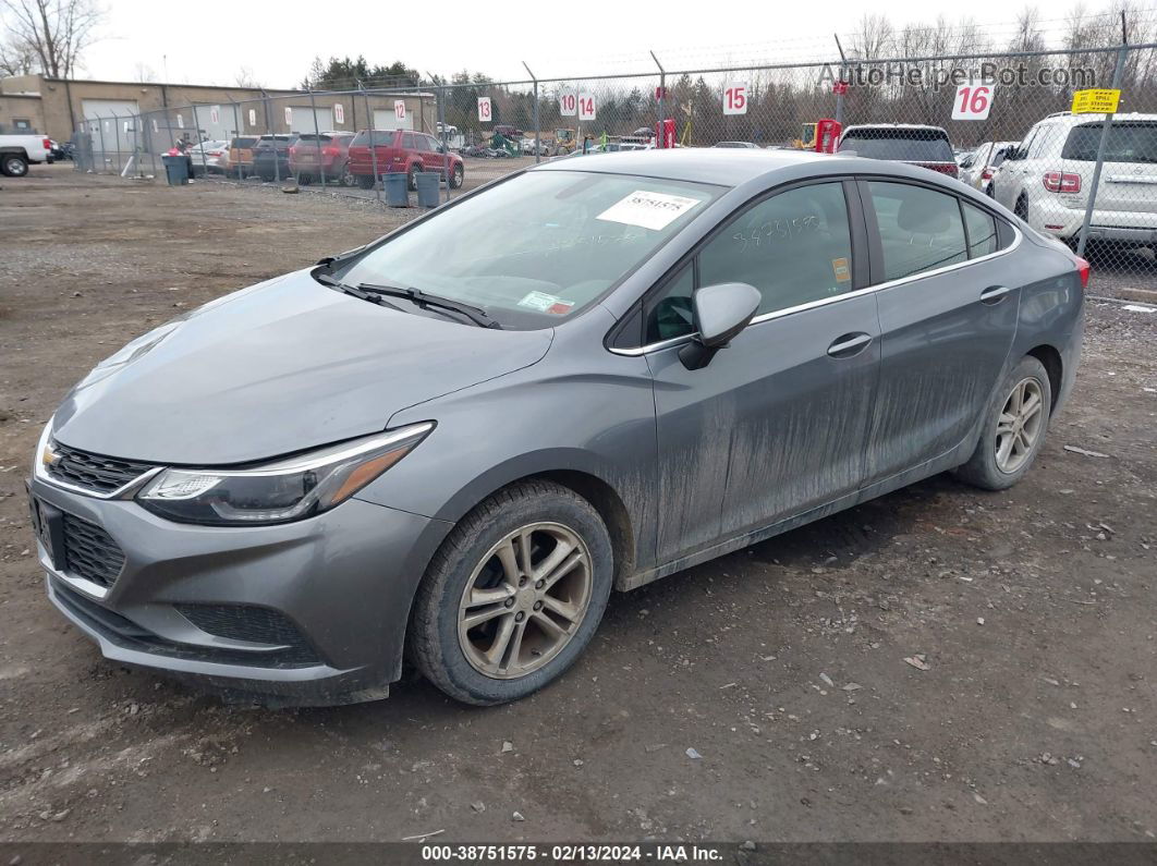 2018 Chevrolet Cruze Lt Auto Gray vin: 1G1BE5SM4J7128931