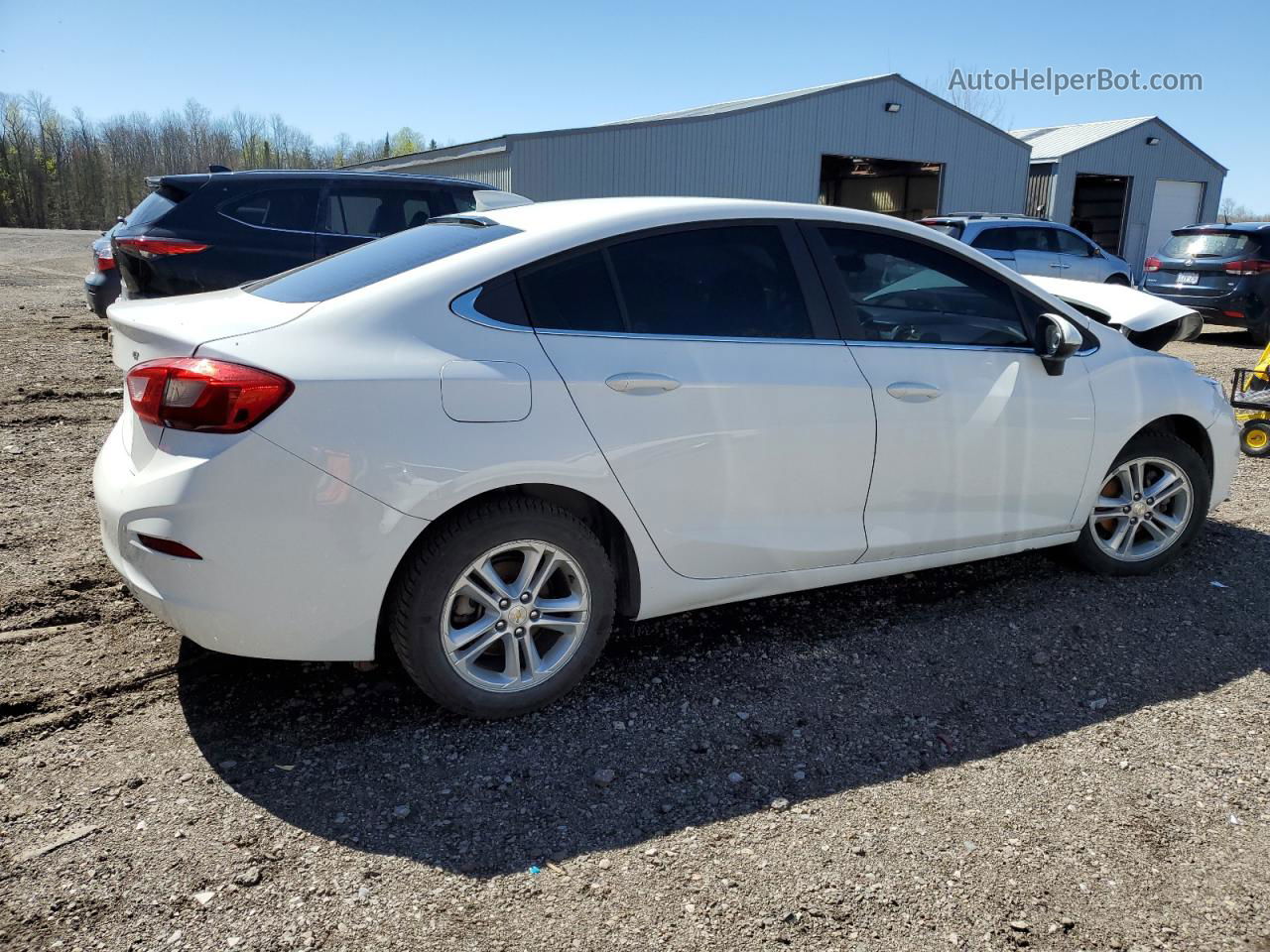 2018 Chevrolet Cruze Lt Белый vin: 1G1BE5SM4J7197117